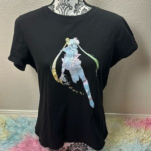 Sailor Moon Pastel Anime Graphic Fan Tshirt M